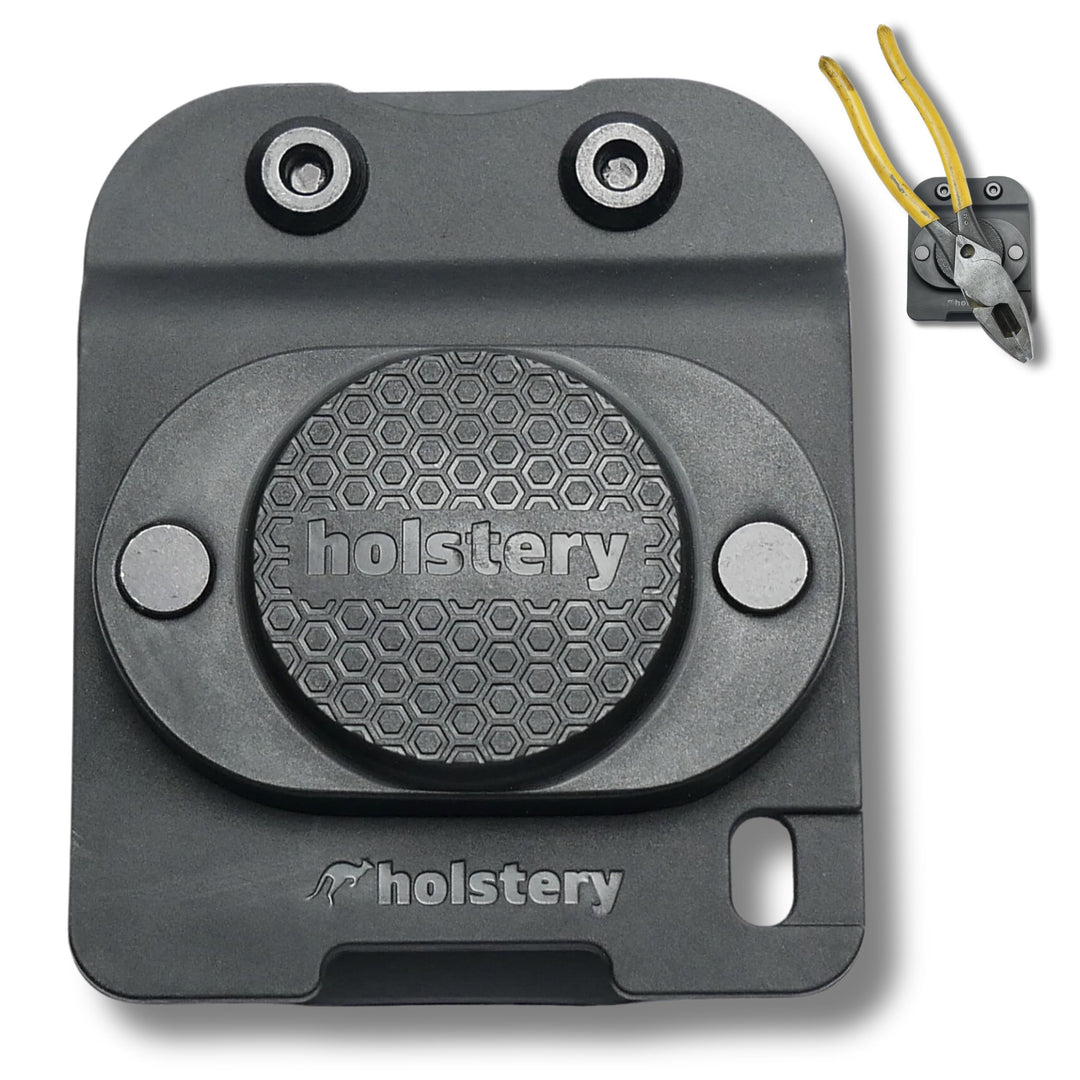 MagMaster | Magnetic Tool Holder - Strong Clip-On Belt Magnet Holster for Screws, Nails, Hammer, Soc
