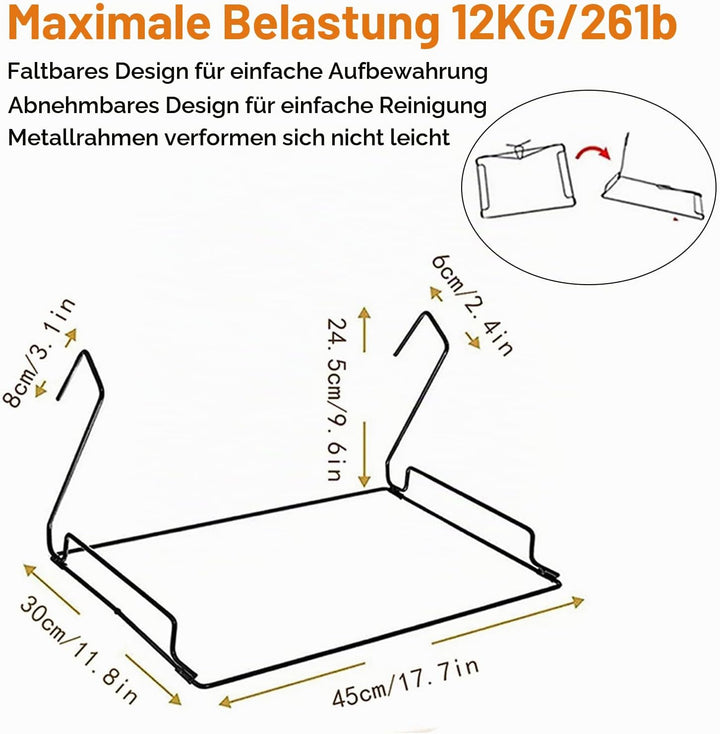 Katzenliege für Heizung, Hängeliege Hängematte, Heizkörperliege Liege Katze, Katzenheizungsliege mit