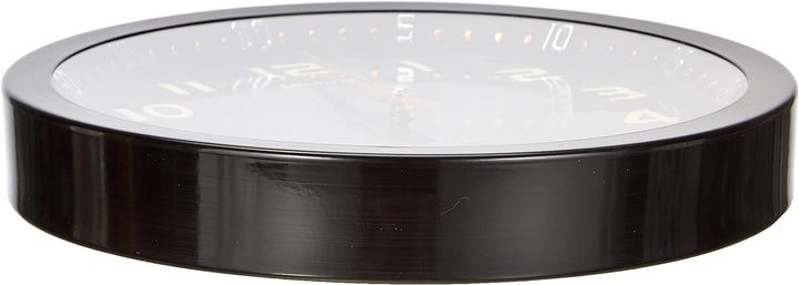 Technoline, WT 8972 Funk-Wanduhr, Ø 30cm, schwarz