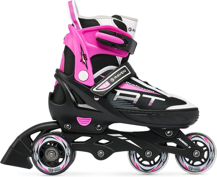 RAVEN Profession 3in1 Inlineskates Triskates Rollschuhe Inliner für Kinder und Erwachsene verstellba
