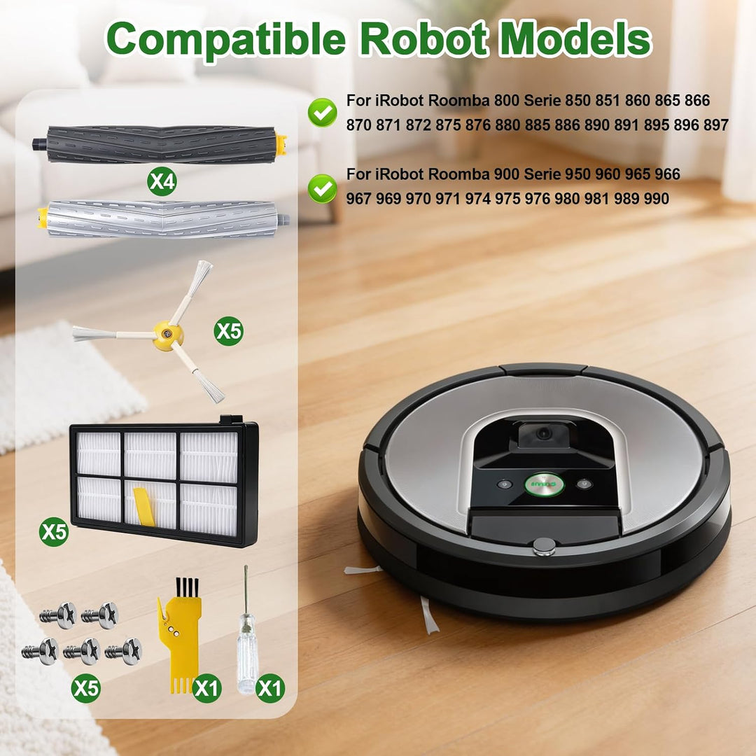 Ersatzteile für iRobot Roomba 800 900 Serie 850 851 860 865 866 870 871 876 880 885 886 890 891 896
