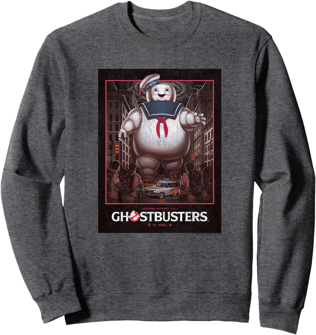 Ghostbusters Bleiben Sie aufgezogenes Vintage-Poster Sweatshirt