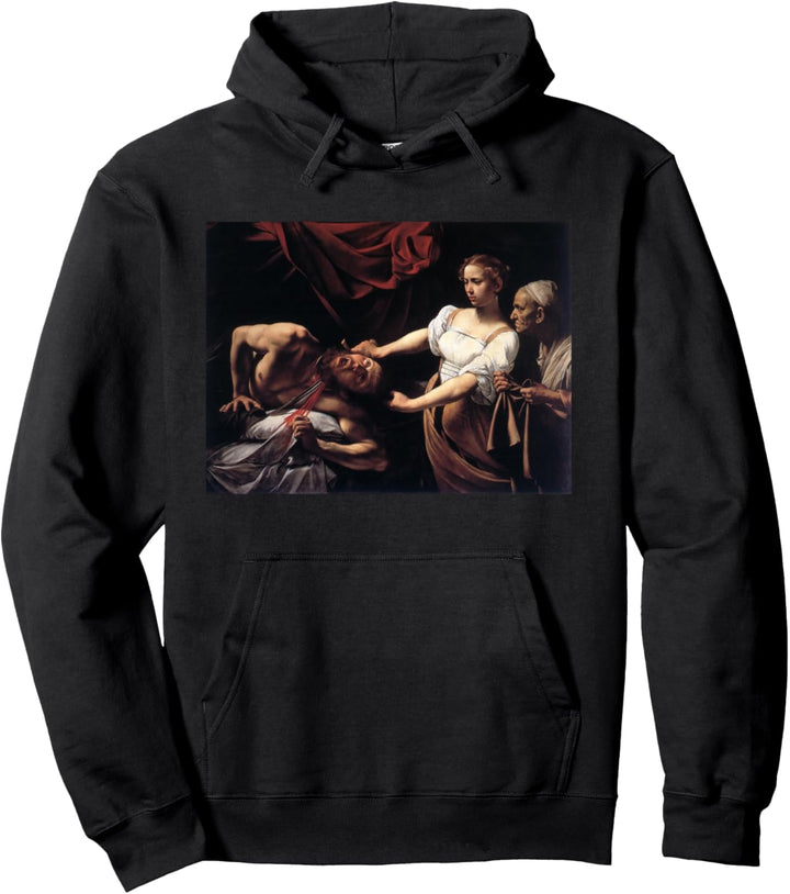 Caravaggio's Judith Holofernes | Christian Art Painting Pullover Hoodie