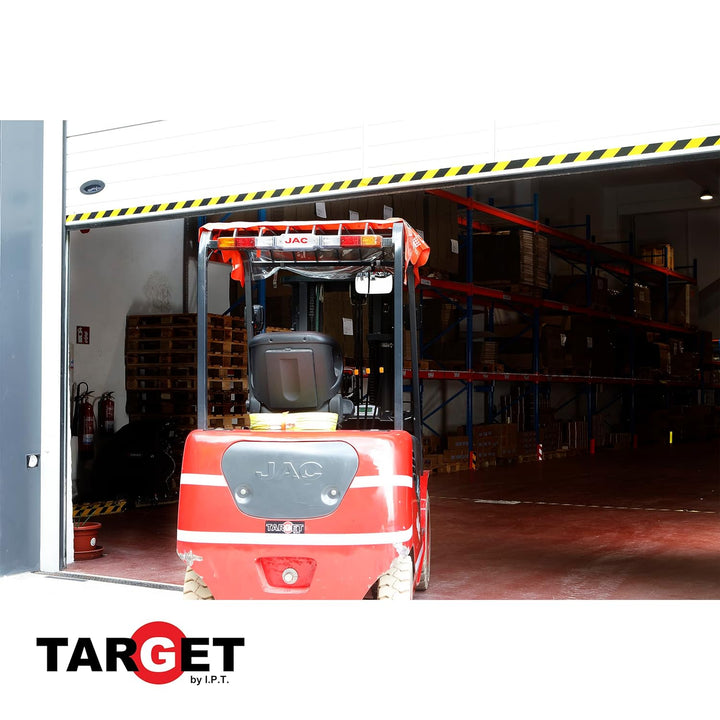 TARGET CRB3350 - Reflektierendes Band - Weiss 33 Meter x 50 Millimeter - Klebeband - Warnung - Besch