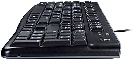 Logitech Desktop MK120 Tastatur USB QWERTZ Deutsch Schwarz - Tastaturen (Standard, Verkabelt, USB, Q