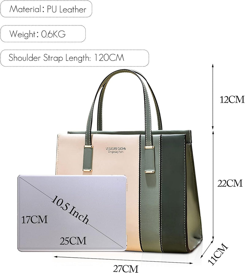 FANDARE Elegante Umhängetaschen Damen Schultertasche Verstellbare Frauen Handtasche PU Leder Wasserd