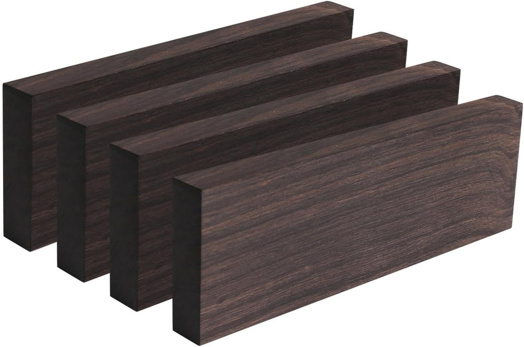Generisch Schwarzes Ebenholz,4.7"x1.57"x0.39"Black Ebony Lumber Original Wood Timber | Holz Afrikani