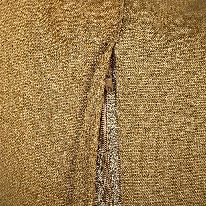 2 Kissen im Kilim-Stil orientalisches Ethnomuster aus Jute und Wolle 45 x 45 cm Grün, Katora