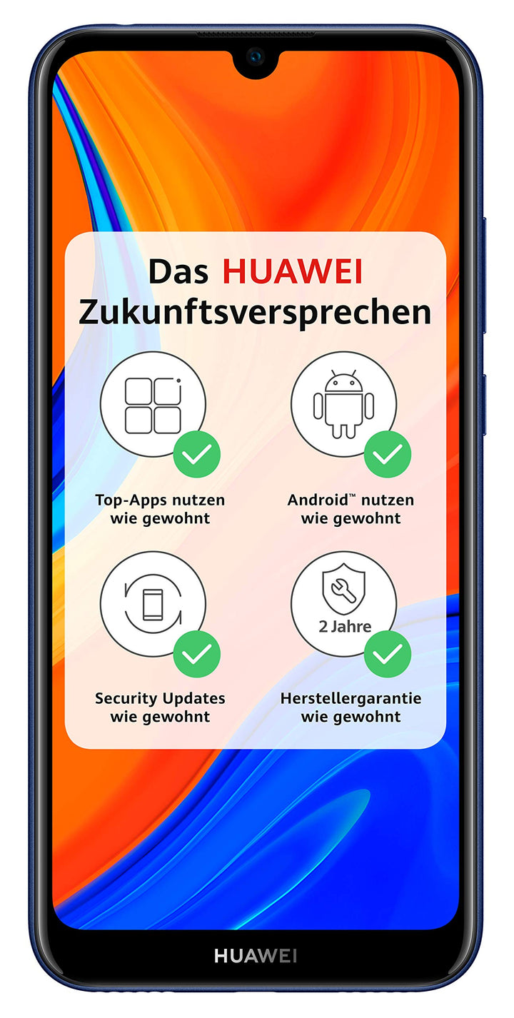 HUAWEI Y6s Dual-SIM Smartphone 15,46 cm (6,09 Zoll) (3020mAh Akku, 32 GB interner Speicher, 3GB RAM,