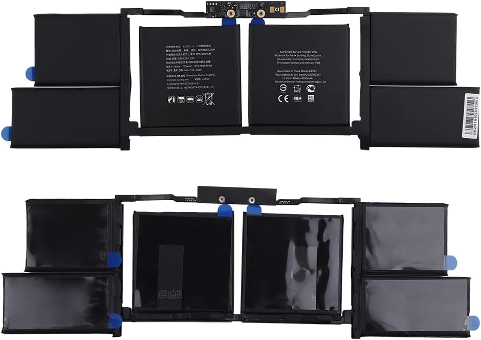 SwarKing Ersatz Akku A1953 Kompatibel mit Apple MacBook Pro 15.4 Inch A1990(EMC 3215)(Mid 2018) A199