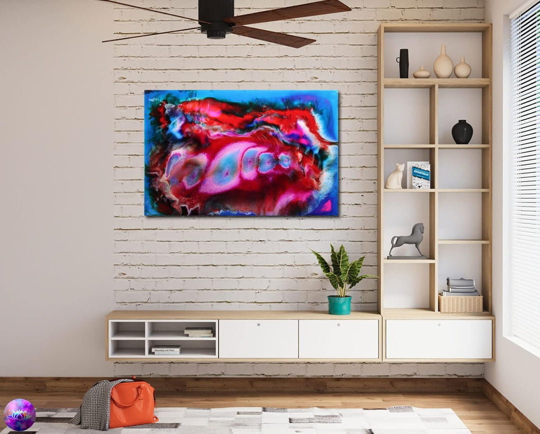 Gemälde Abstrakte Malerei Original - moderne hochglanz Wandbilder XXL - Resin Art Kunst Bild Harz Un