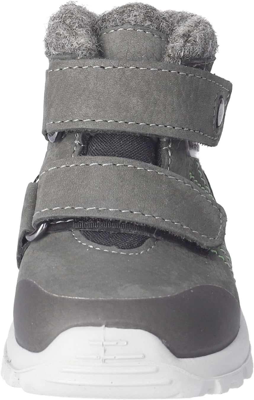 RICOSTA Mädchen und Jungen Lauflernschuhe Dario, WMS:Mittel,Sympatex 23 EU Weit Grün 590, 23 EU Weit
