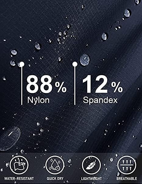 MoFiz Wanderhose Damen Leichte Cargohose Atmungsaktiv Trekkinghose Workout Wasserdicht Winddicht Cas