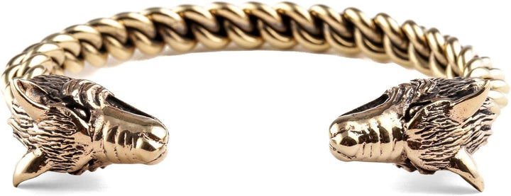 Windalf Wikinger Damen Armreif STARK Ø 5.6 cm Skandinavischer Armschmuck Handarbeit Bronze