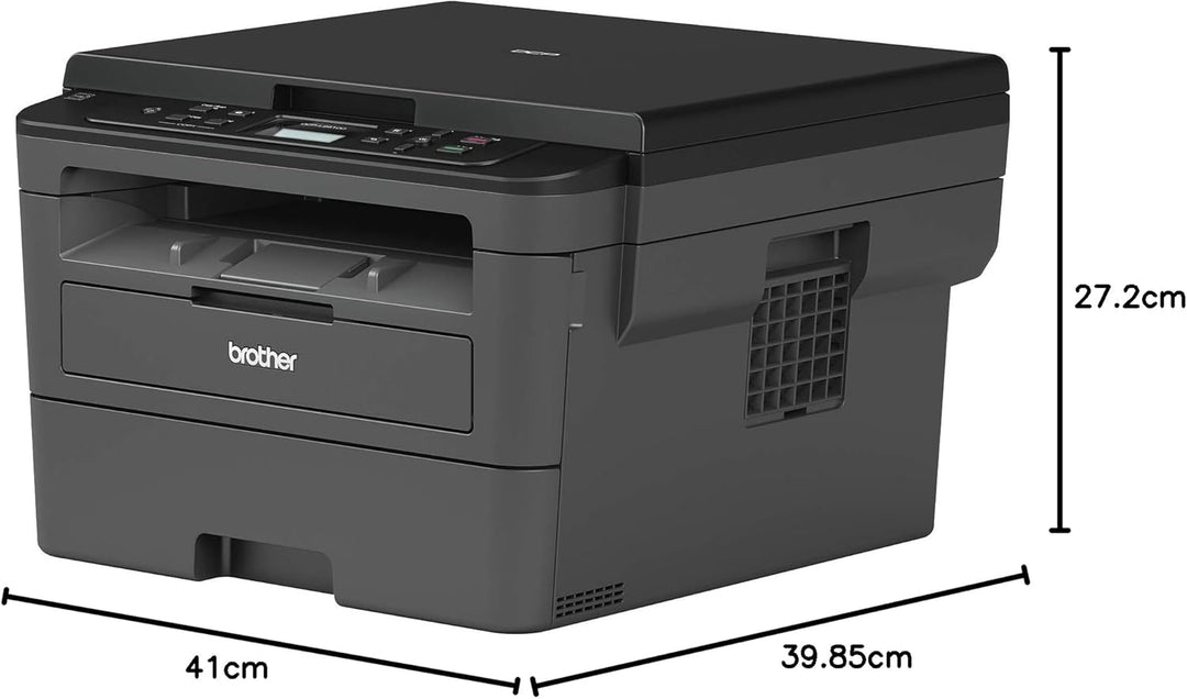 Brother DCP-L2510D Kompaktes 3-in-1 S/W-Multifunktionsgerät (30 Seiten/Min., Drucken, Scannen, Kopie
