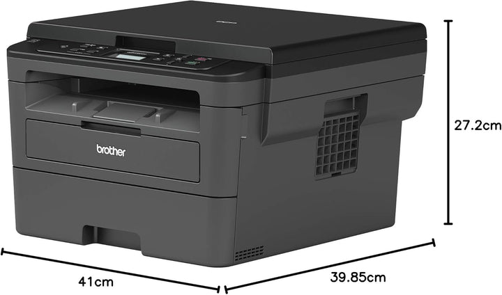 Brother DCP-L2510D Kompaktes 3-in-1 S/W-Multifunktionsgerät (30 Seiten/Min., Drucken, Scannen, Kopie