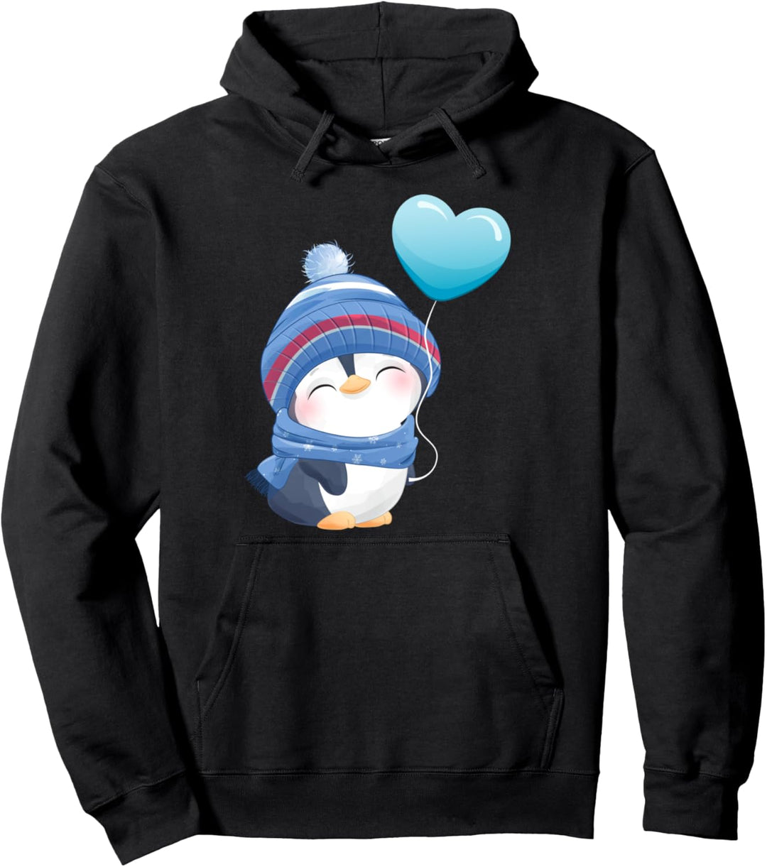 Ballonschal Kalte Mütze Herz Freeze Pinguine Flipper Pinguin Pullover Hoodie