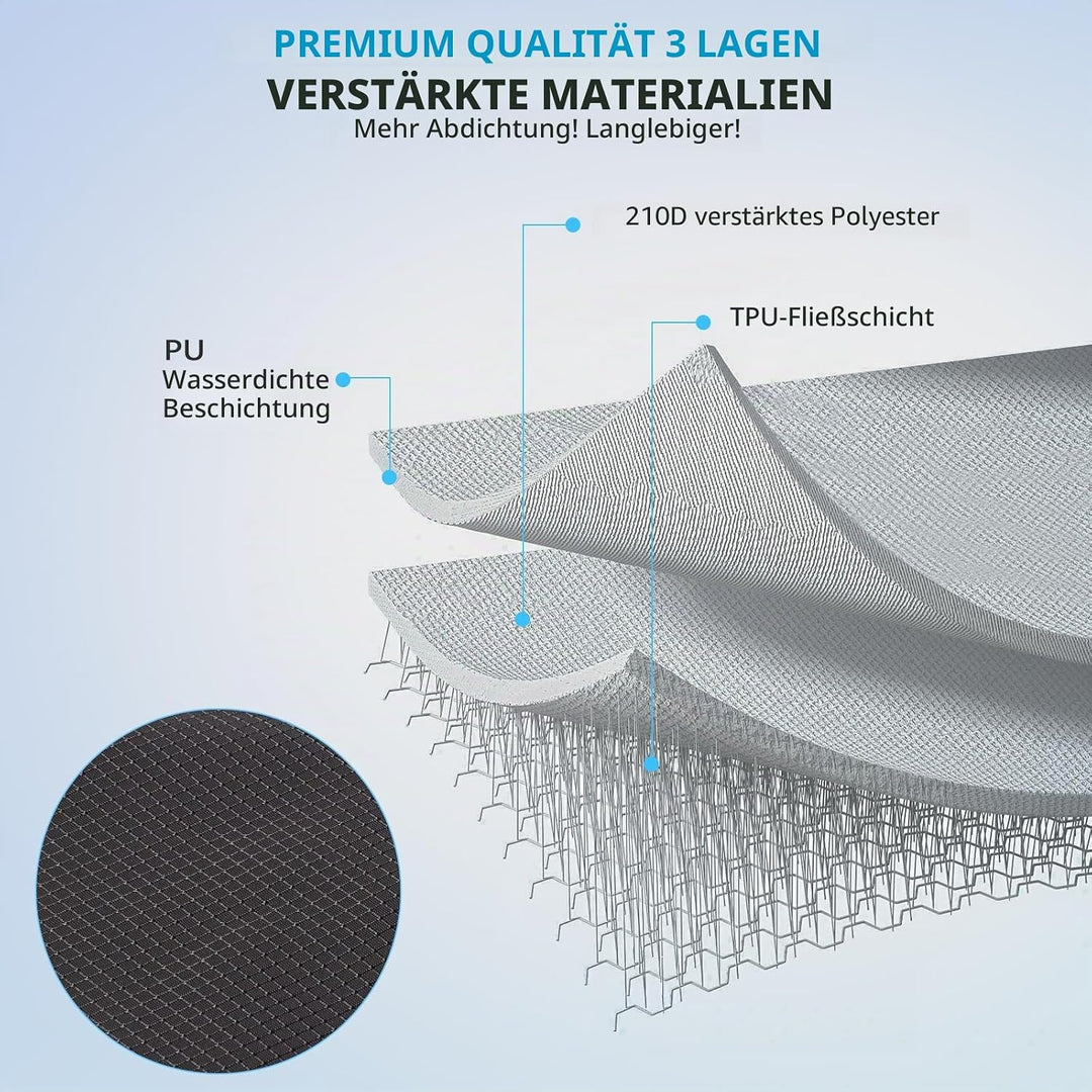 Dobaly Professionelle Vakuumsäcke für Reisen, IP67 Wiederverwendbare,Kompressionsbeutel für Koffer u