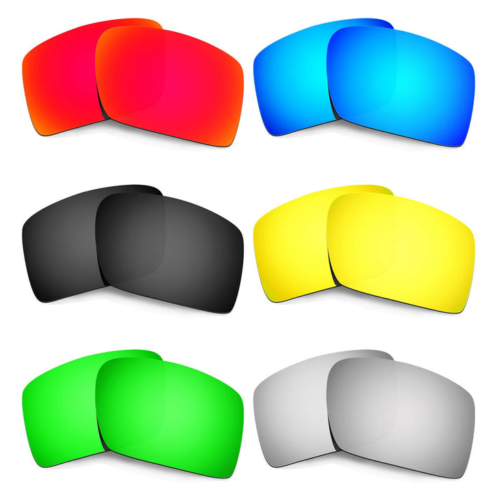 HKUCO Plus Replacement Lenses For Oakley Eyepatch 2-6 pair Combo Pack