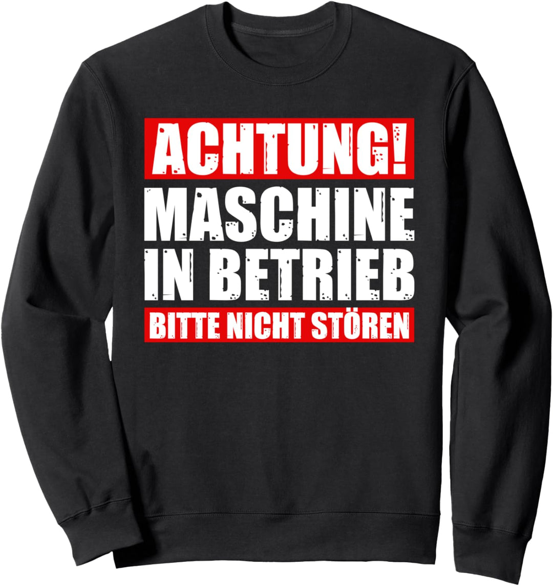Maschine Kraftsport Gym lustiges Bodybuilding Sweatshirt