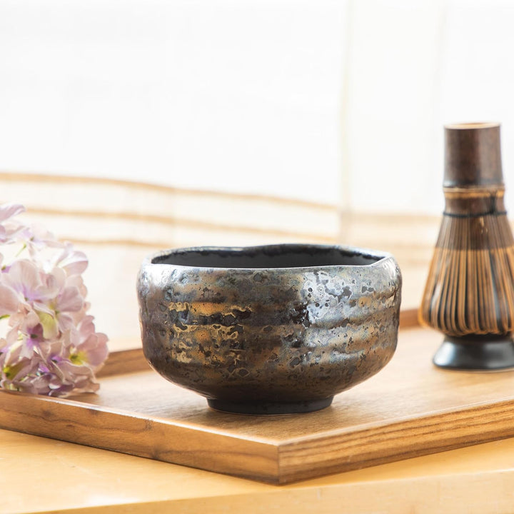Asayu Japan Matcha-Schale, handgefertigter japanischer Keramik-Chawan aus Gifu, 600 ml, spülmaschine
