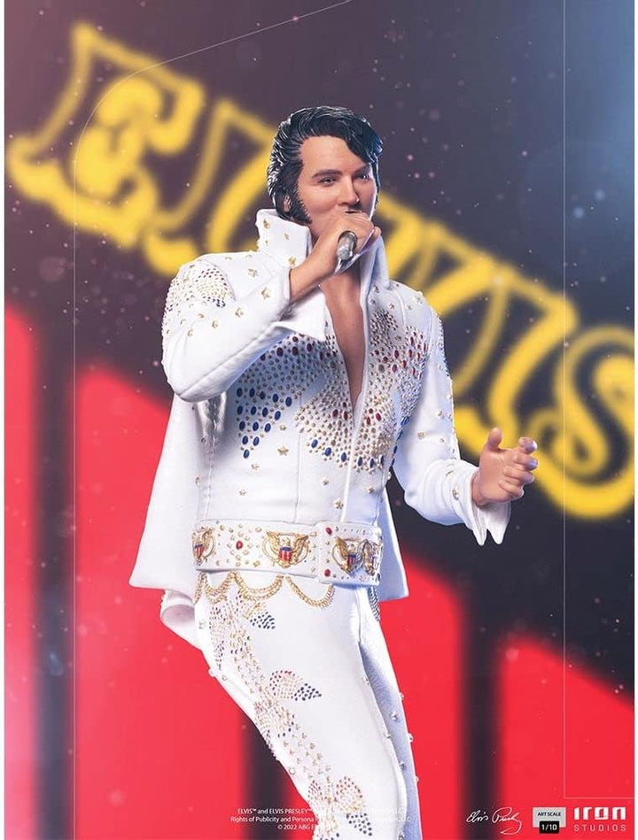 Iron Studios ELVIS53221-10 Elvis Presley Statuette 1/10 Figur Art Scale, Mehrfarbig