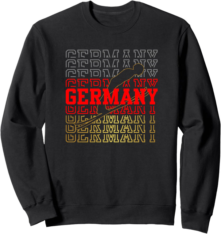 Skispringen Deutschland Germany Wintersport Sweatshirt