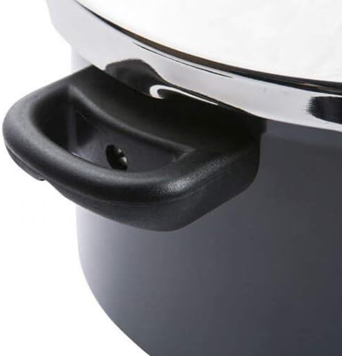 Prestige Smartplus Harteloxierte Antihaft-Schnellkochtopf – 6 Liter, schwarz