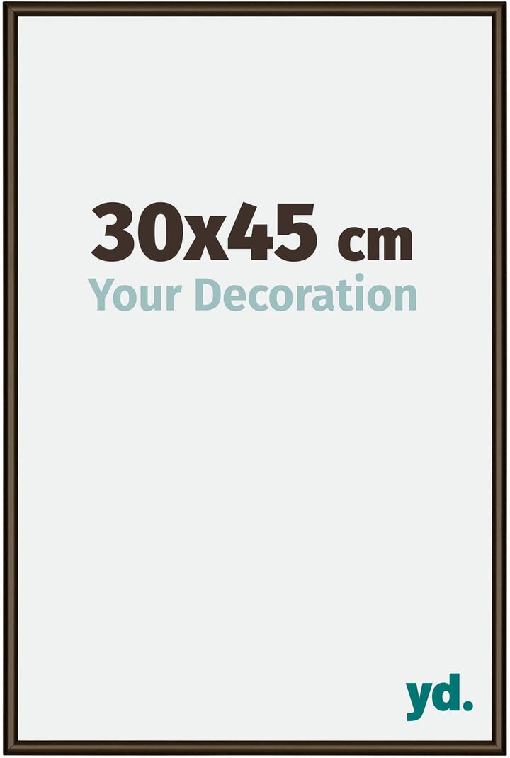 yd. Your Decoration - Bilderrahmen 30x45 cm - Bilderrahmen aus Aluminium mit Acrylglas - Antireflex
