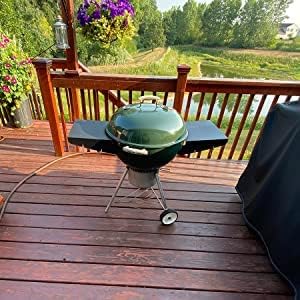 Denmay Grill Tischregal deckelhalter kugelgrill zubehör für Weber 57 cm Kugelgrill, Kohlegrills One-