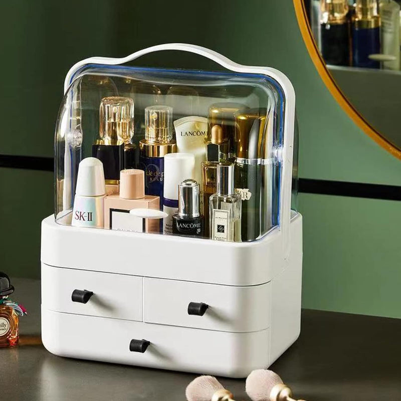 RMAN Make Up Kosmetik Organizer, 180° Drehbarer Beauty Organizer Multifunktionale Aufbewahrung Schmi