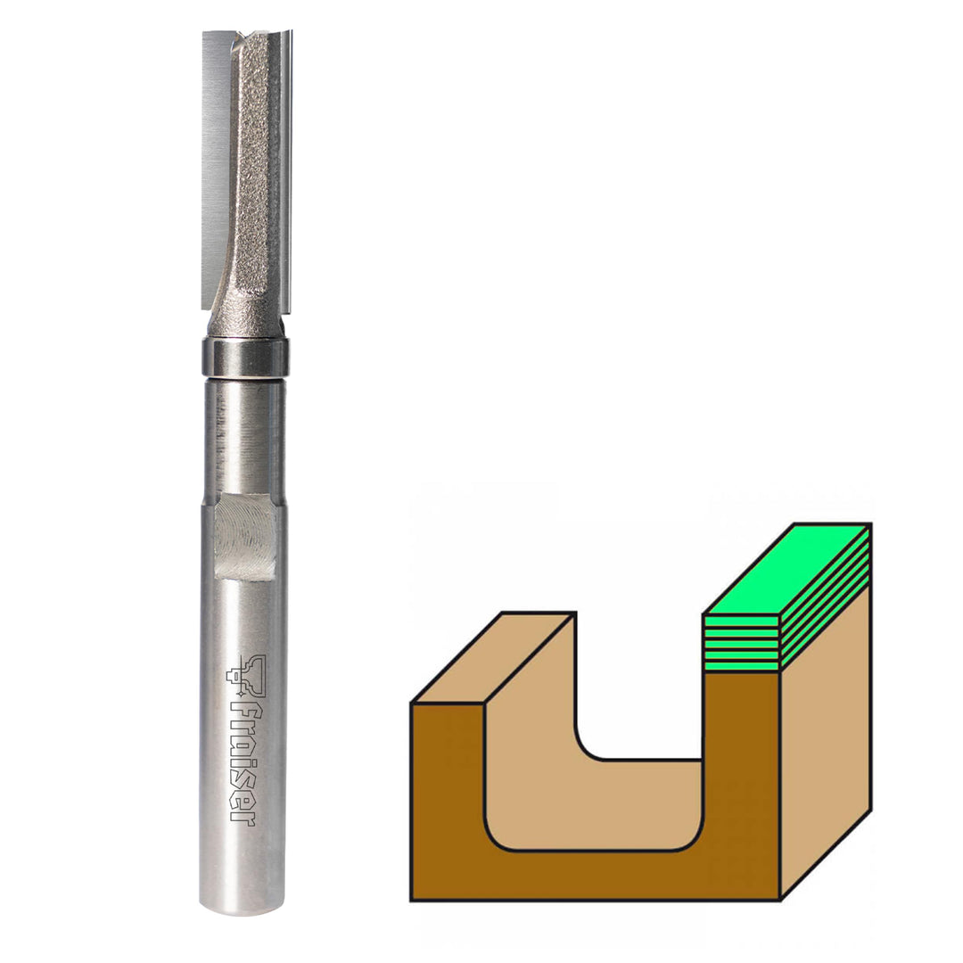 Fraiser Kopierfräser für kleine und präzise Arbeiten - Mini Fräser mit Anlaufring oben, Durchmesser
