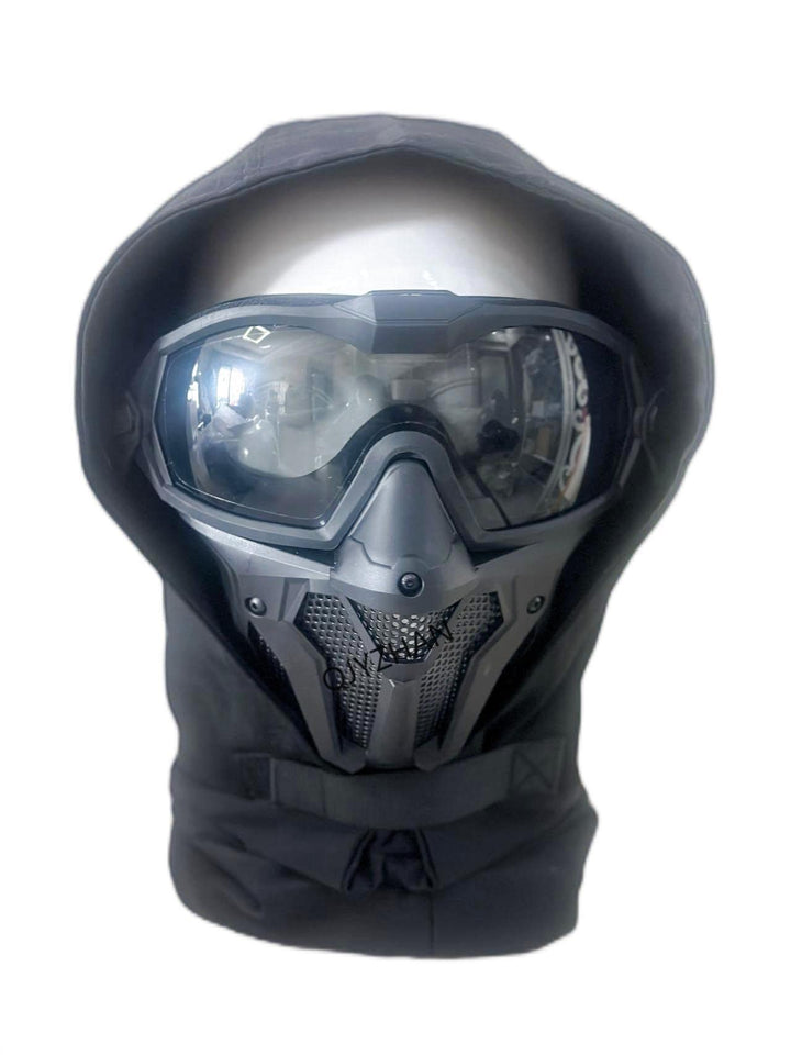 Taktische Airsoft Maske Und Balaclava Hut Maske Kit, Mit Nebel GogglesAustauschbare Transparente Und