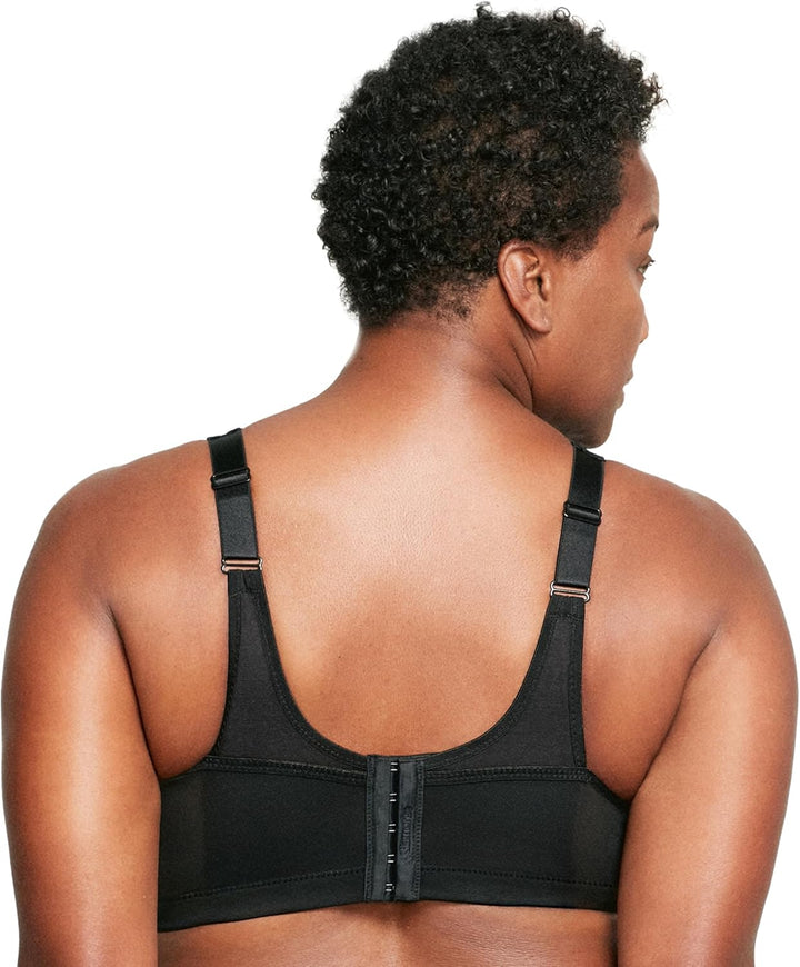 Glamorise Women's 1005 Full Coverage Bra 85C Schwarz, 85C Schwarz