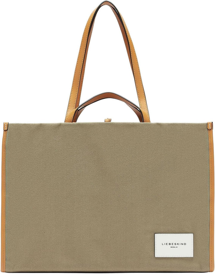 Liebeskind Damen Shopper L Dark French Grey, Dark French Grey