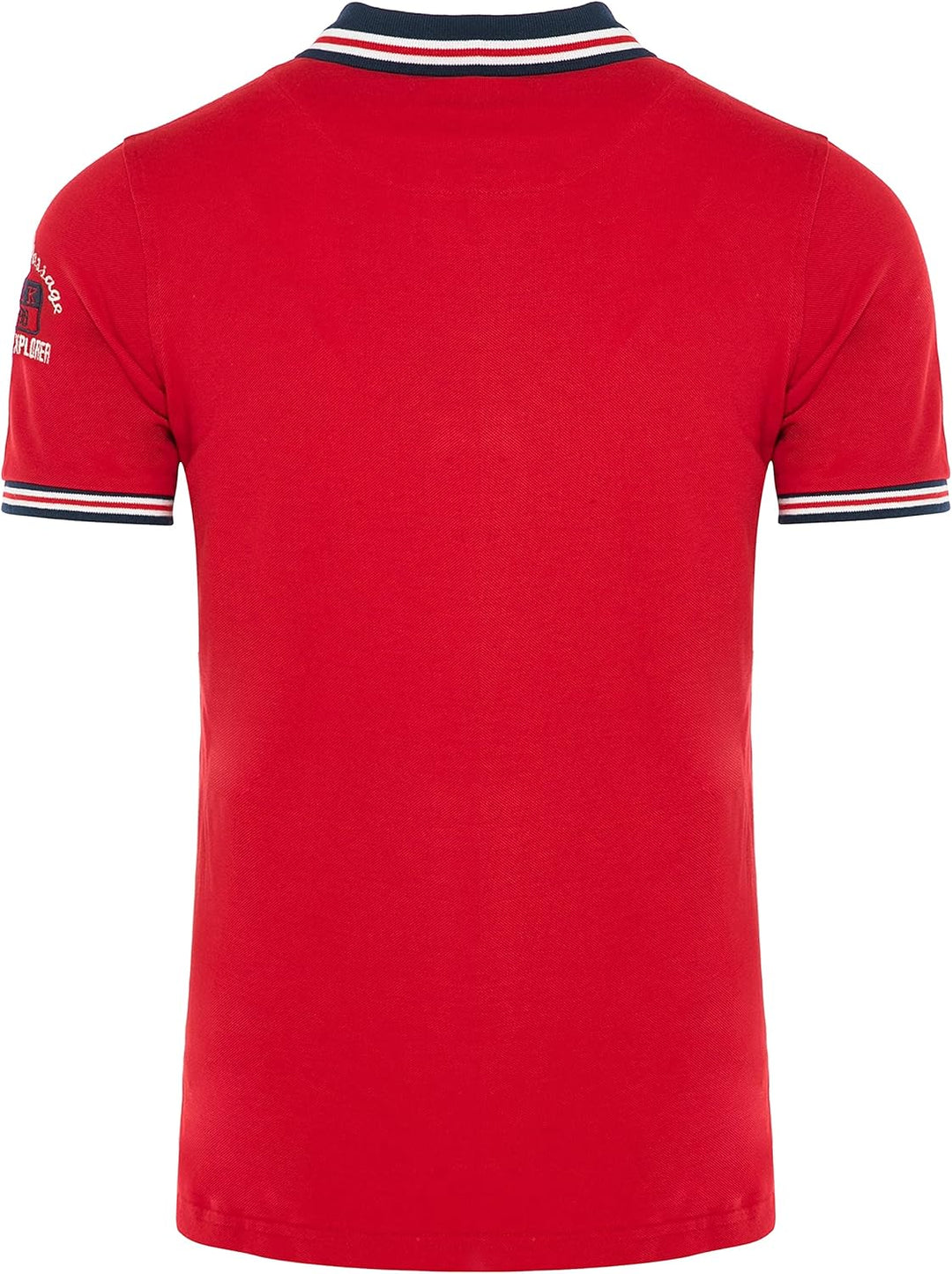 Carisma Casual Herren Poloshirt Kurzarm T-Shirt Regular Fit mit Hochwertigen Stickerei 4634 M Rot, M