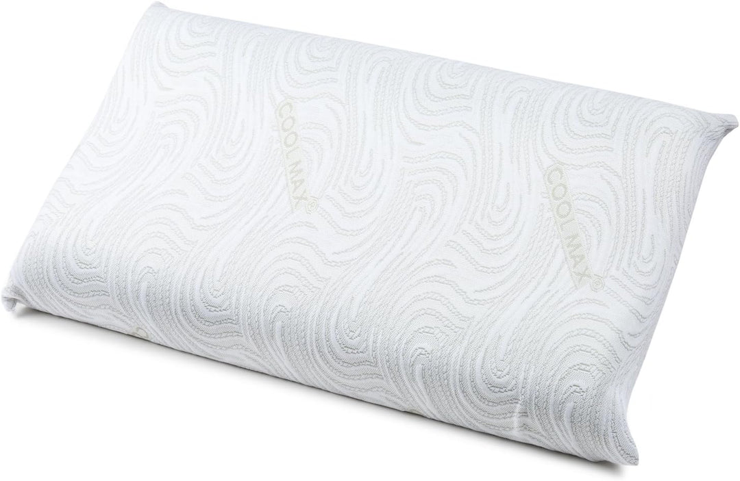 Caleffi Anatomisch geformtes Memory Kopfkissen, Coolmax, Einzigartig, Standard