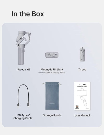 Smartphone hohem Gimbal Stabilisator iSteady XE, Faltbarer Handy, mit Gesichts/Objektverfolgung, iPh