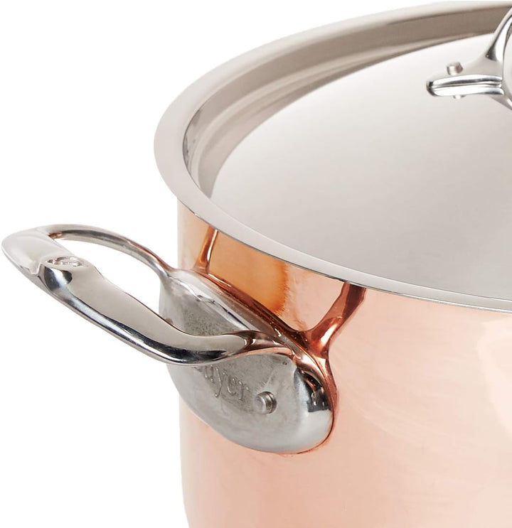 de Buyer - Kochtopf aus Kupfer mit Deckel PRIMA MATERA - 28 cm - 6242.28 Durchmeser 28 cm, Durchmese