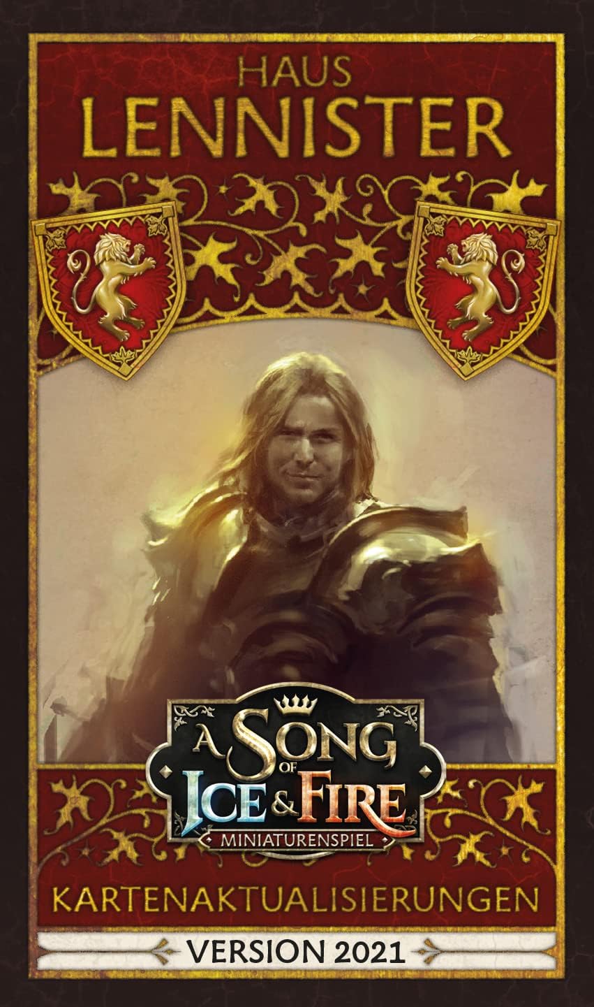 CMON, A Song of Ice & Fire – Haus Lennister Kartenaktualisierungen, Erweiterung, Tabletop, 2 Spieler