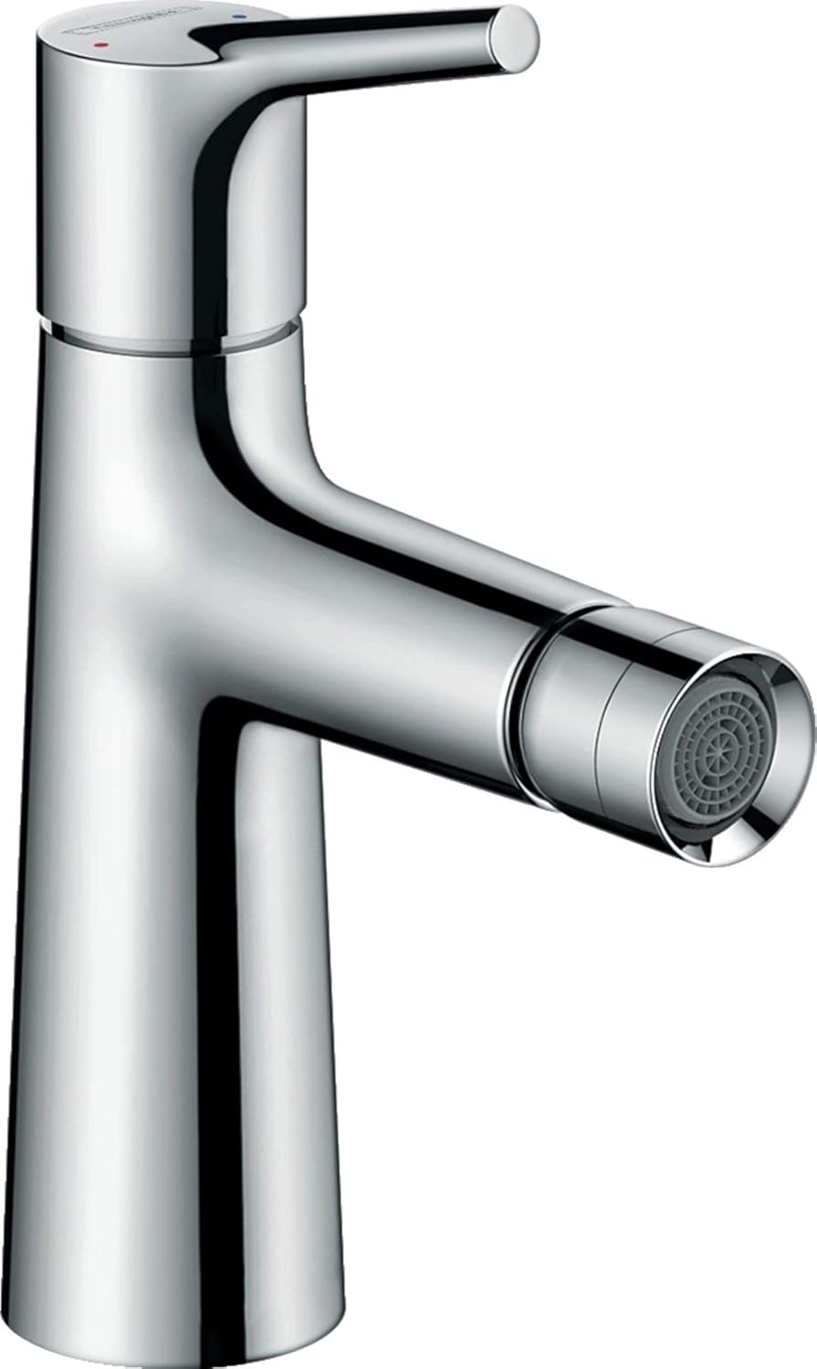 hansgrohe Talis S Einhebel-Bidetarmatur mit Zugstangen-Ablaufgarnitur, Chrom