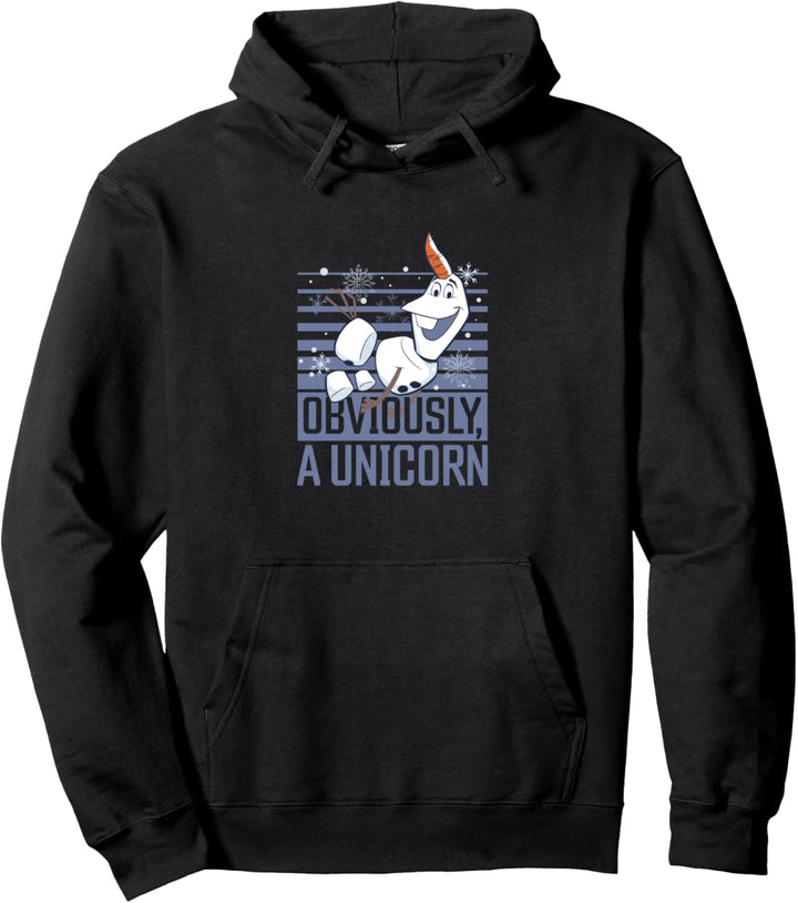 Disney Frozen 2 Olaf Obviously A Unicorn Pullover Hoodie