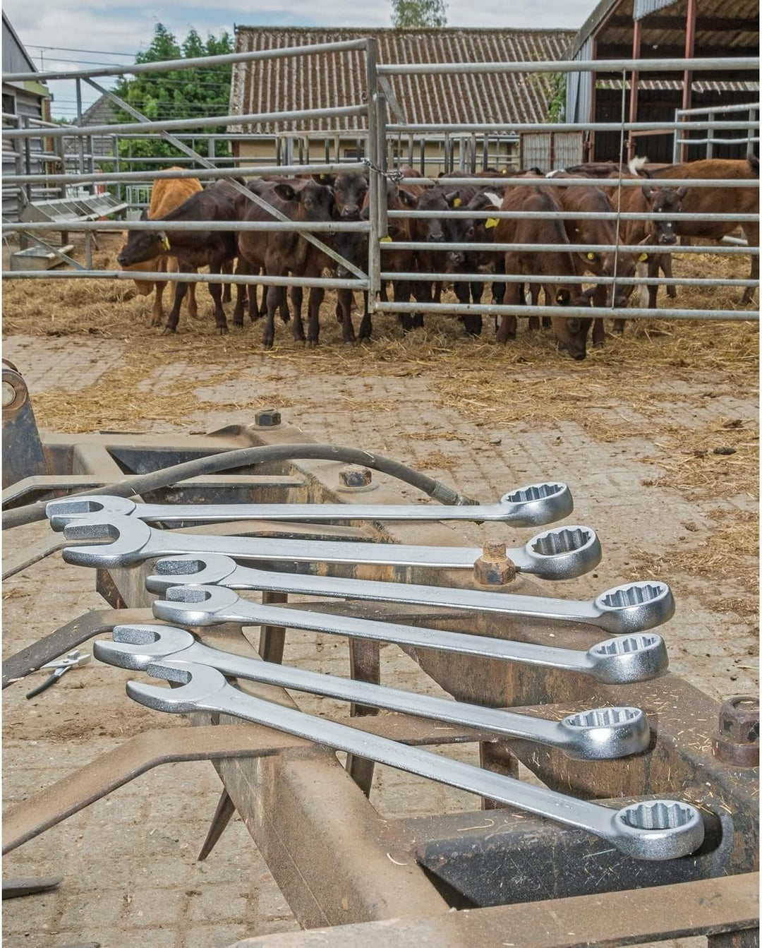 DRAPER 26695 Hi-Torq Metrisches Ringmaulschlüssel-Set (6 Stück) 6 Piece, 6 Piece