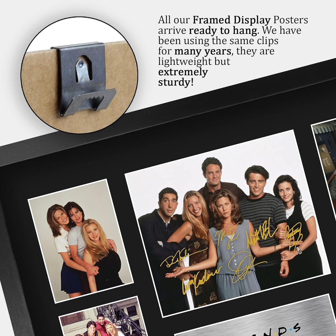 HWC Trading FR A3 Friends Geschenke Gedruckt Signiert Autogramm Bild Präsentation Display Für Fernse