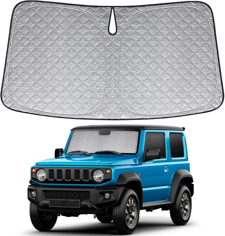 Auto Sonnenschutz Kompatibel mit Suzuki Jimny >2019 - Sonnenschutz Abdeckungen Frontscheibe Sonnensc