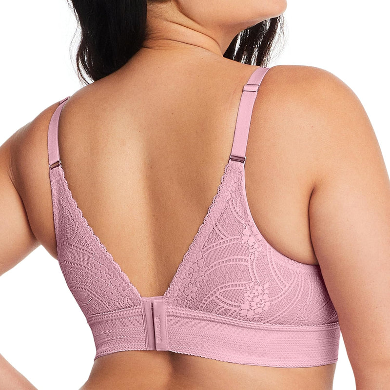 Glamorise Damen BH mit voller Abdeckung 85F Mauve, 85F Mauve