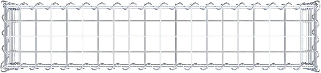 GABIONA - Gabione 100 x 30 x 20 cm - Gabionenkorb mit Maschenweite 5x5 cm - Anbau-Korb Typ 3 (ohne B