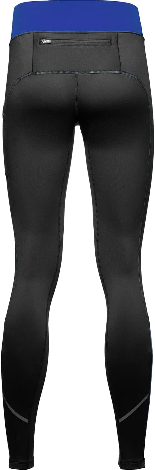 GORE WEAR Damen Thermo Lauf-Tights, R3 34 Slim Black/Ultramarine Blue, 34 Slim Black/Ultramarine Blu