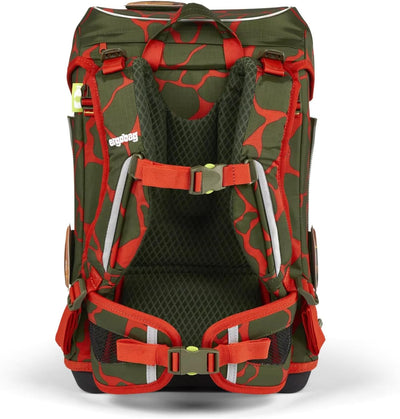 ergobag cubo light Set ergonomischer Schulrucksack, extra leicht, Set 6-teilig inkl. Seitentaschen,