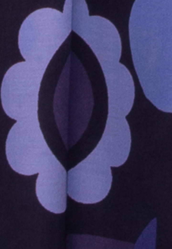 Seidensticker Damen Regular Fit Blusenkleid Langarm Kleid 44 Blau, 44 Blau